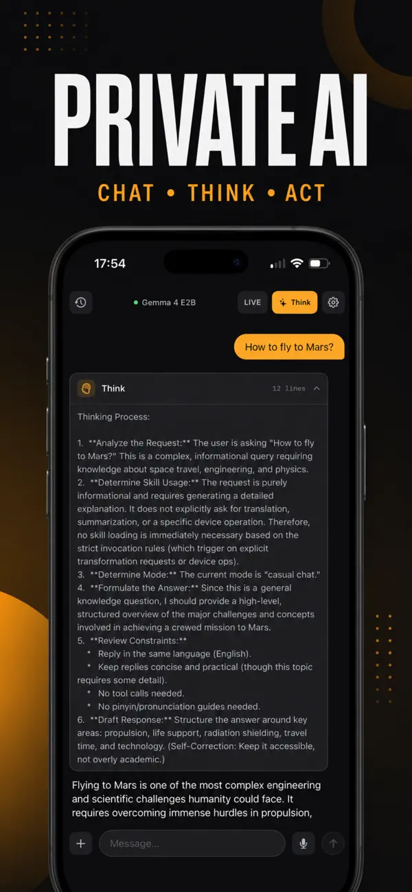 Screenshot #1 pour PrivateClaw AI