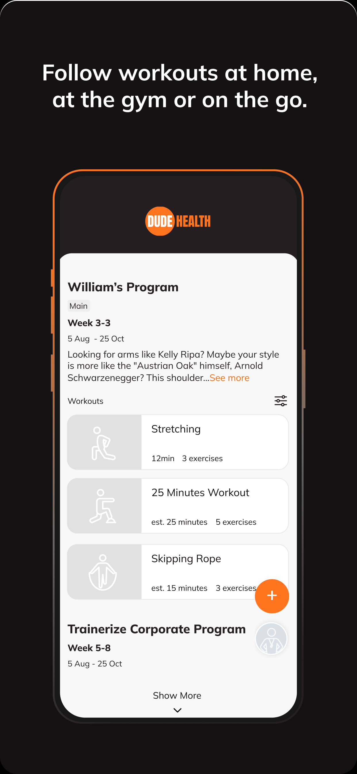 Dude Health App screenshot 4
