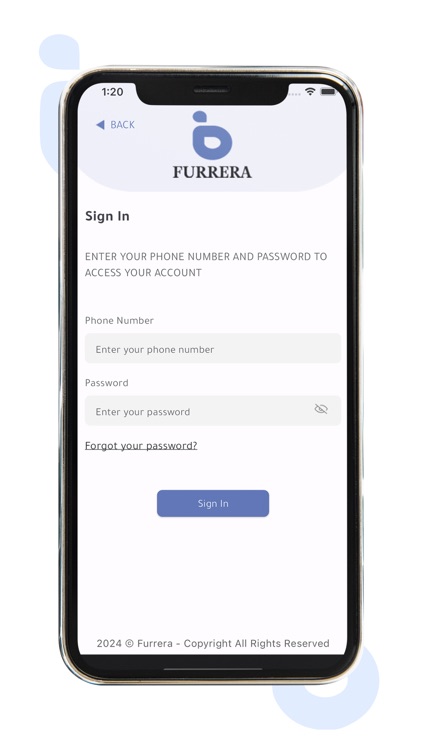 Furrera Driver App