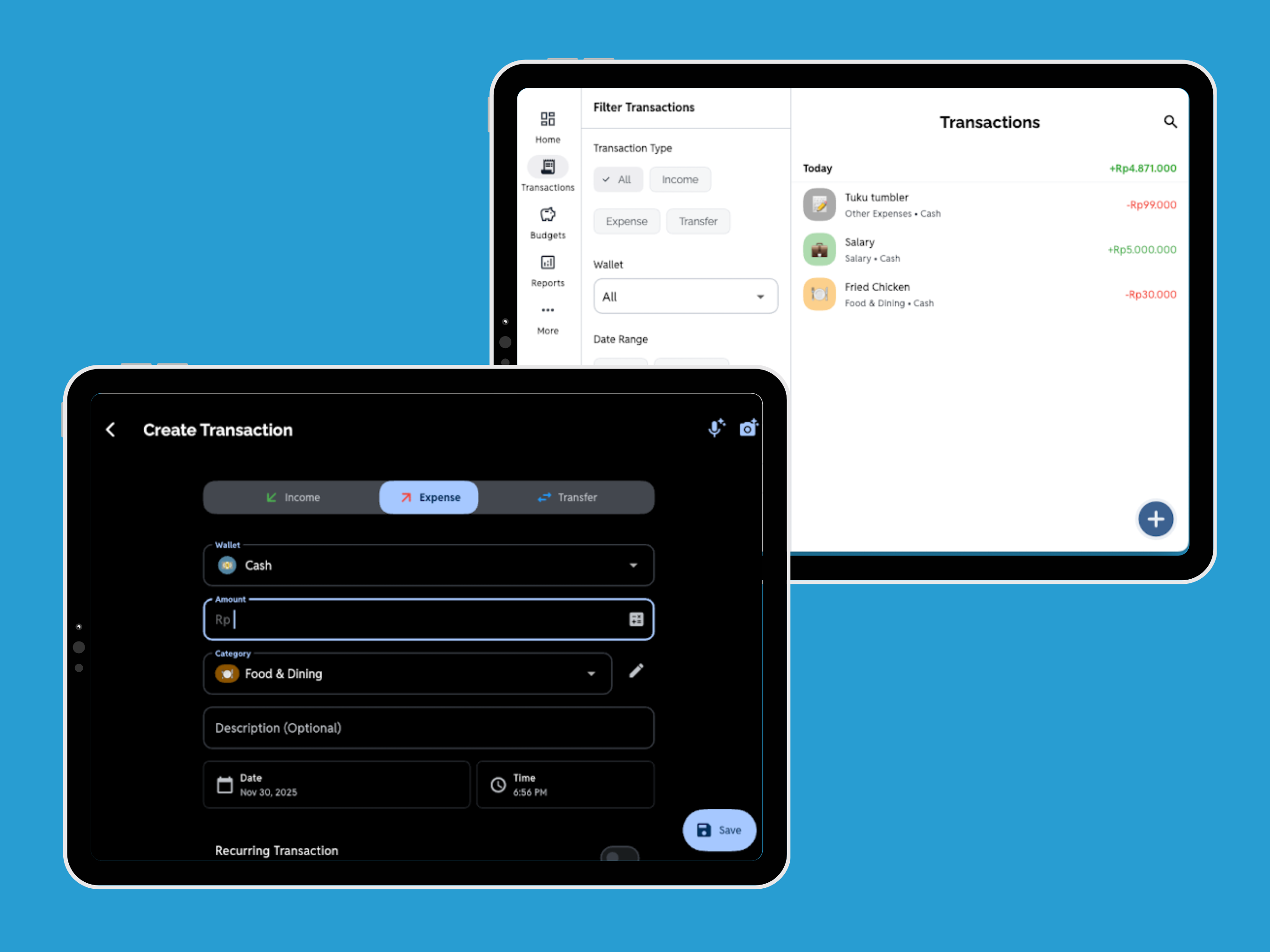 Duit: Personal Expense Tracker