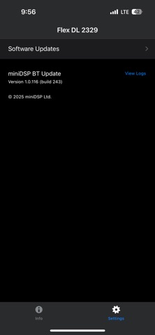 miniDSP BT Update Screenshot 2 of 5