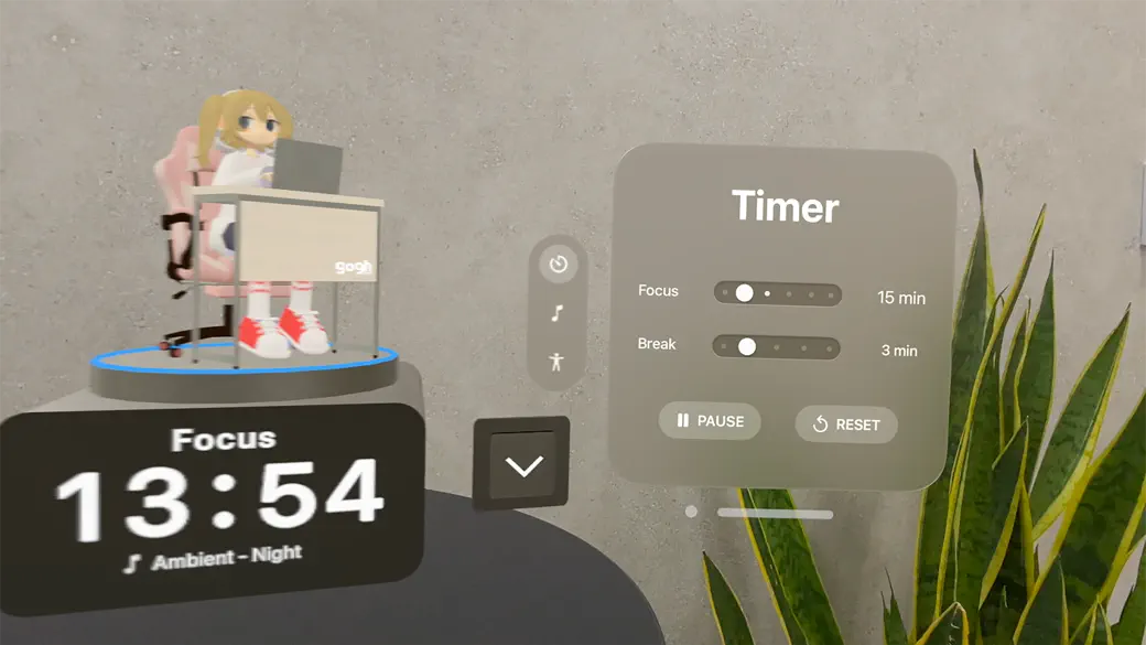 gogh: Spatial Focus Timer screenshot 1