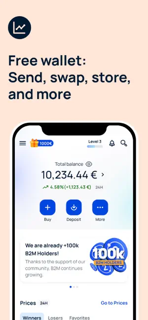Bit2Me - Buy Cryptocurrencies iPhone screenshot 3