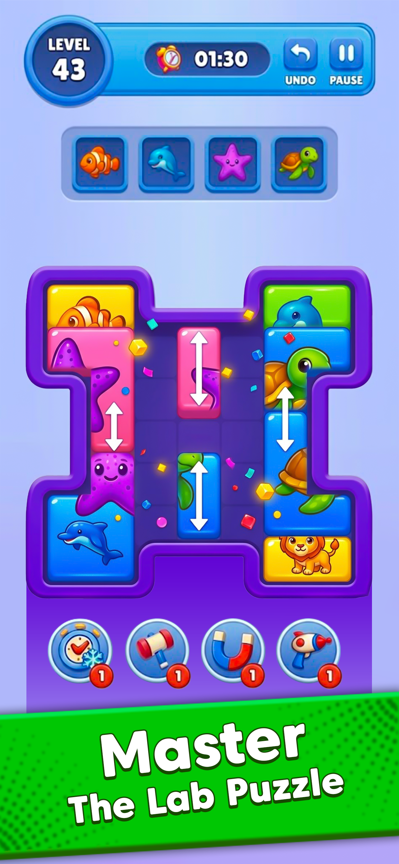 Picture Block Jam Puzzle Game screenshot 5