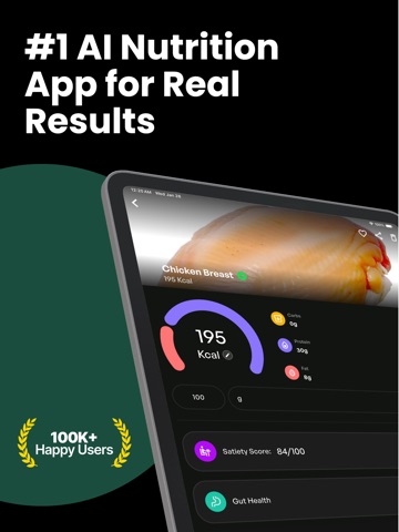 Calorie Counter: Zorest AI iPad screenshot 1
