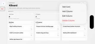 KBoard: Recursive Kanban screenshot