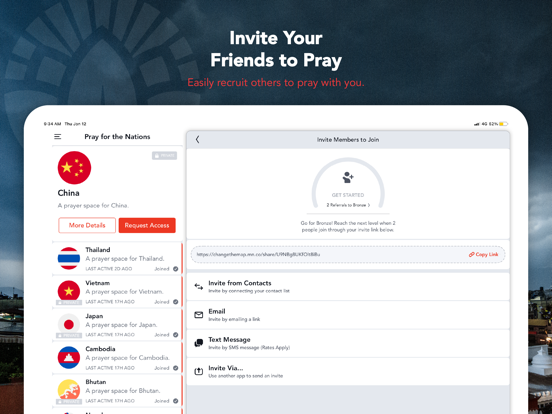 Change The Map iPad screenshot 6 - Social Networking app