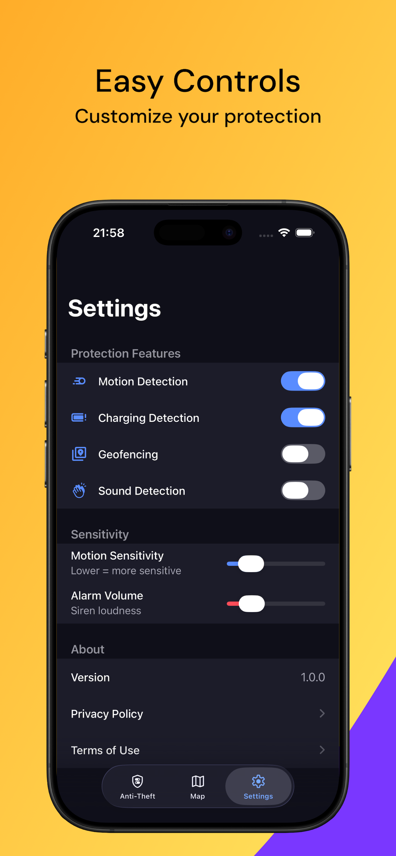 Anti Theft Alarm & Tracker screenshot 5