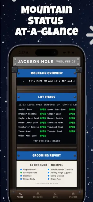 Groomd: Ski Mountain Reports screenshot 1