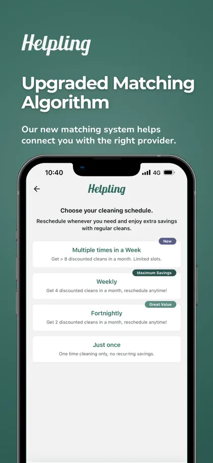 Screenshot 6 di 6 di Helpling SG: Home Services App