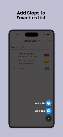 MTR&BUS ETA Screenshot 5 of 6