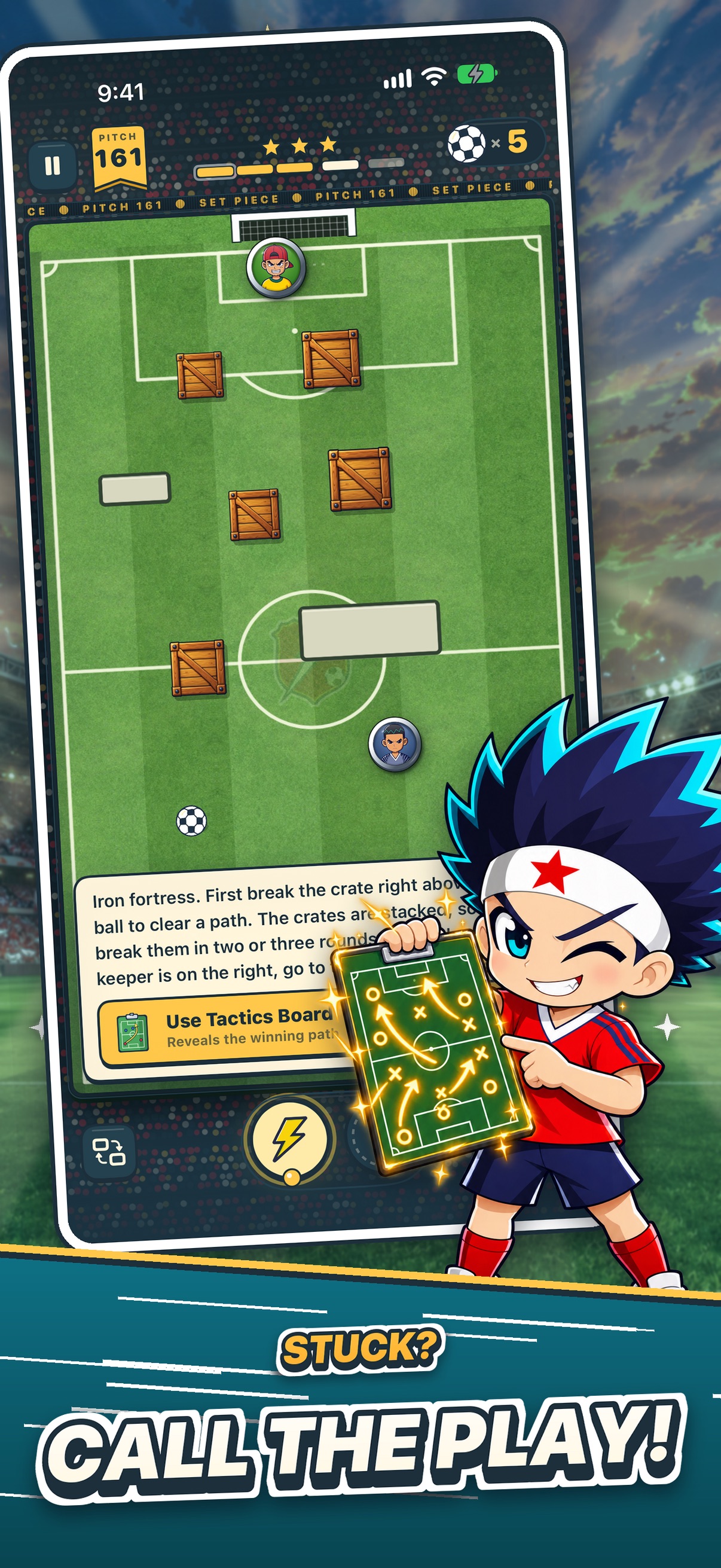 Screenshot 4 of Set Piece: Flick Soccer Puzzle