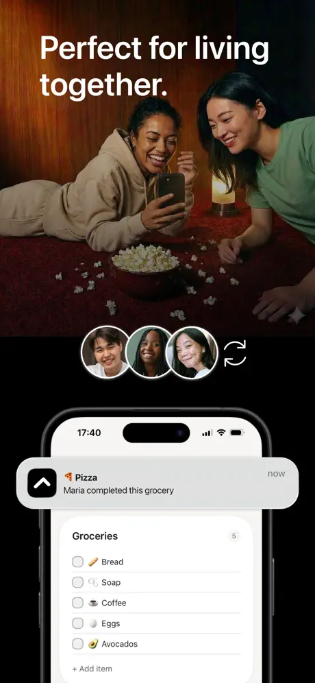 Casito: Shared Grocery & Tasks 家庭共享事物助手应用截图