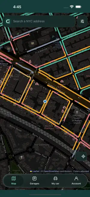 Curbwise NYC Parking screenshot 1