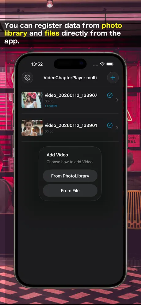 Video Chapter Player multi screenshot 2