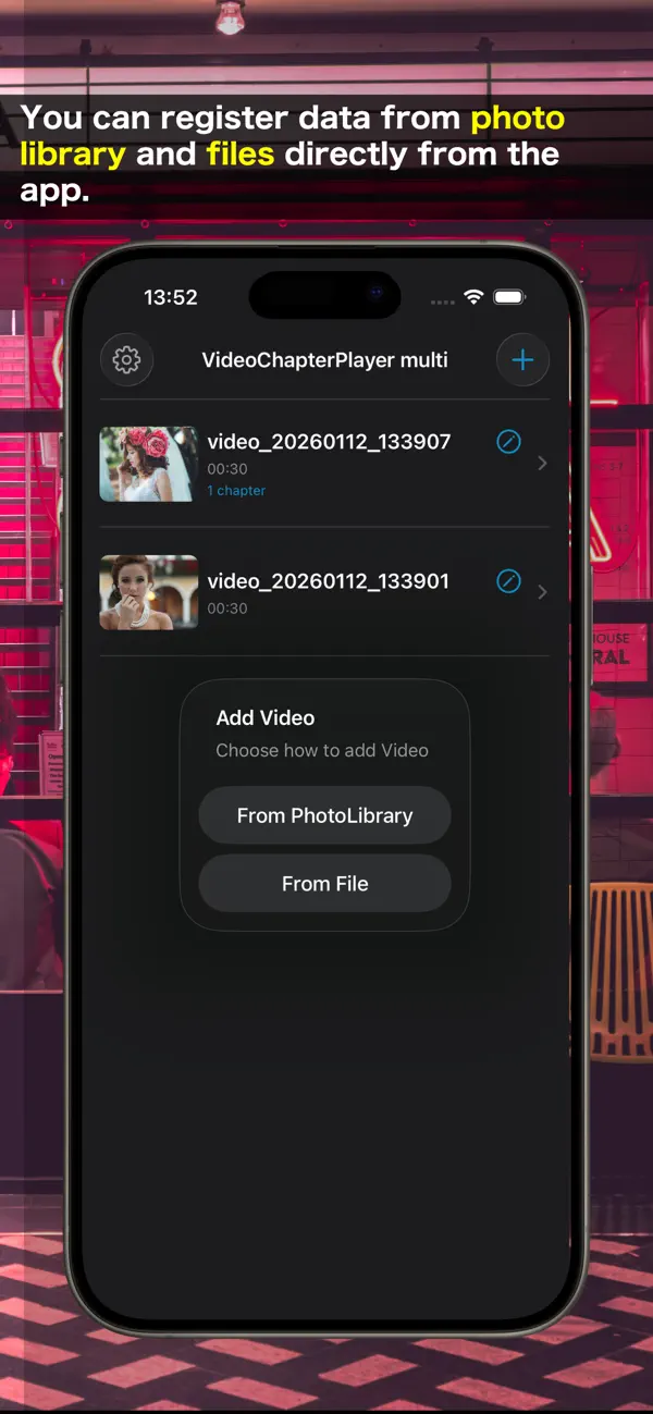 Screenshot #2 pour Video Chapter Player multi