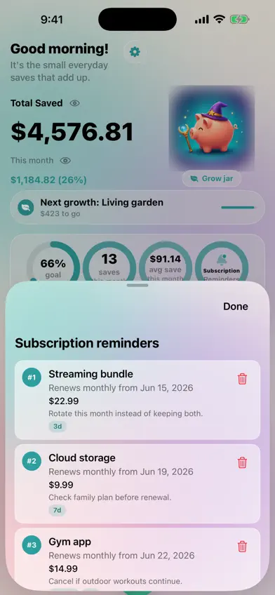 my Money Savings: Stay Sharp screenshot 5