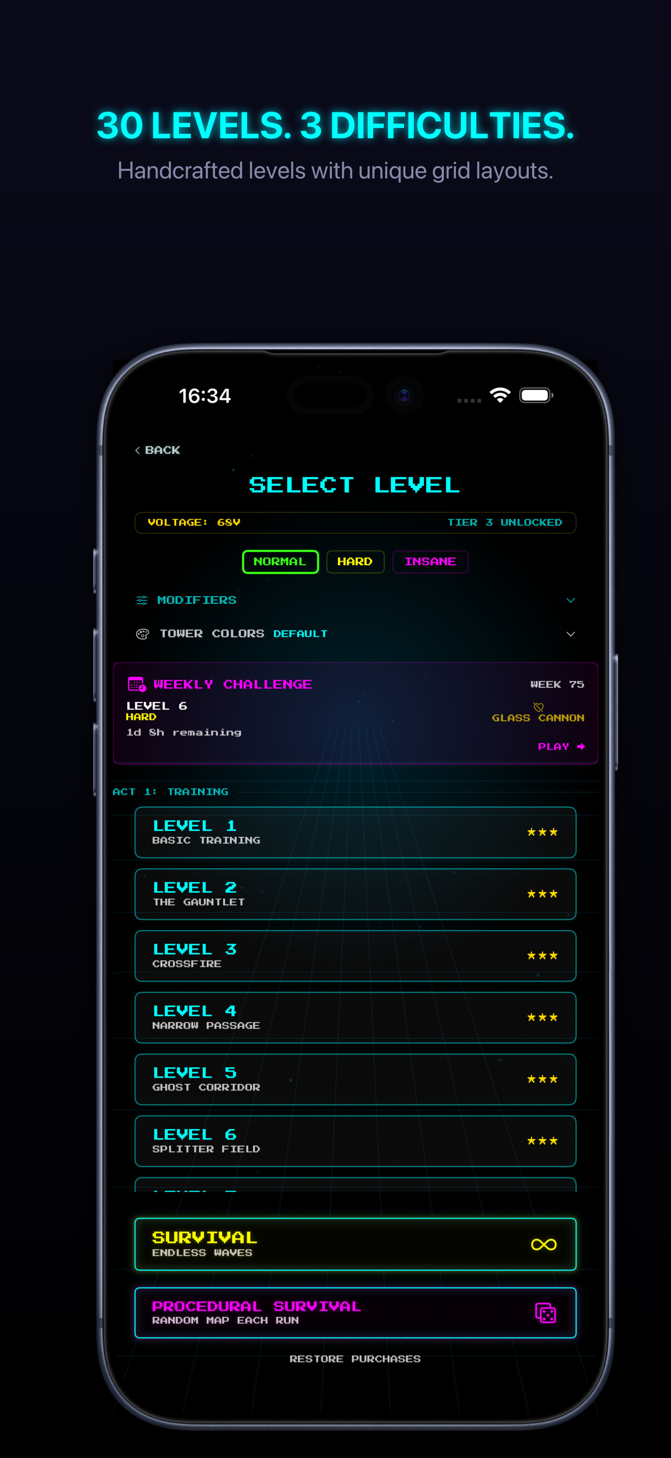 Voltline: Tower Defense screenshot 4