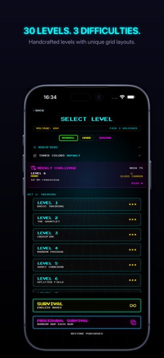 Voltline: Tower Defense Screenshot 4 of 8