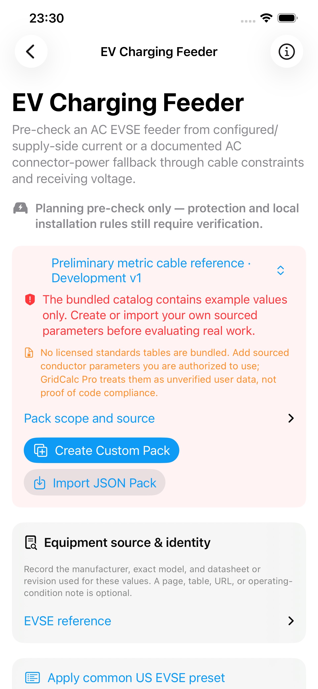 Screenshot 2 of GridCalc Pro