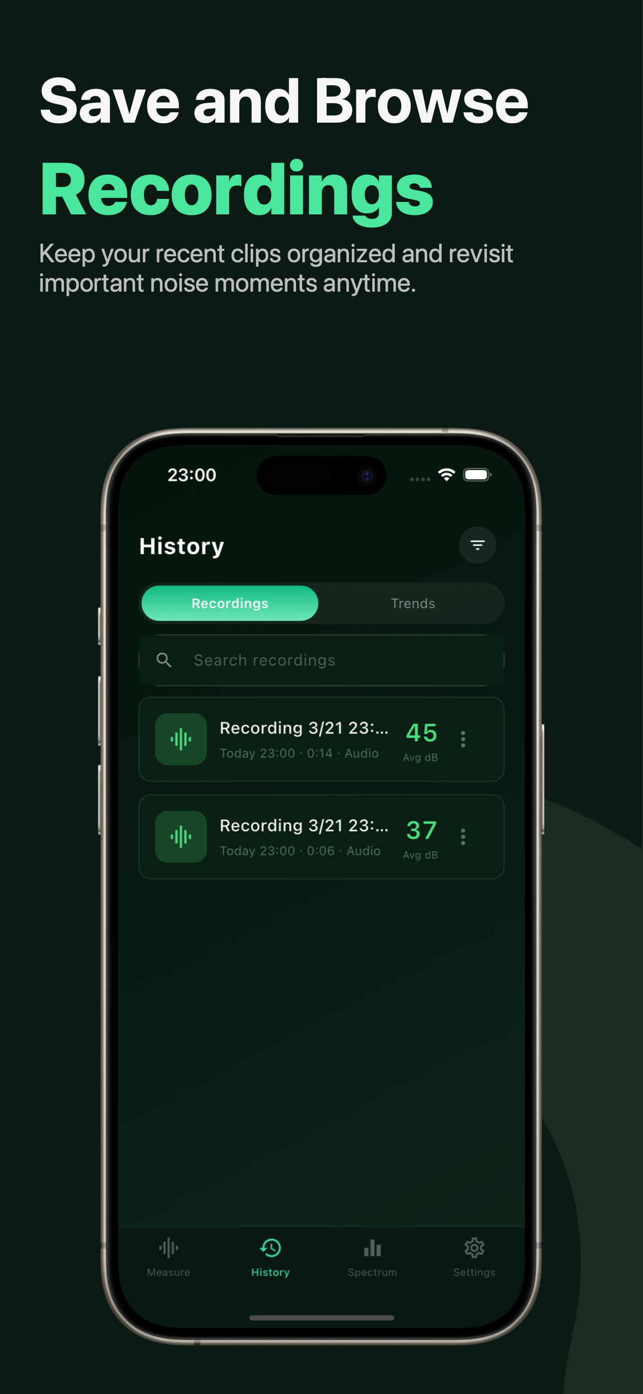 Decibel Meter: Noise Recorder