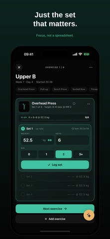 RefineSimple: Strength Log Screenshot 2 of 7