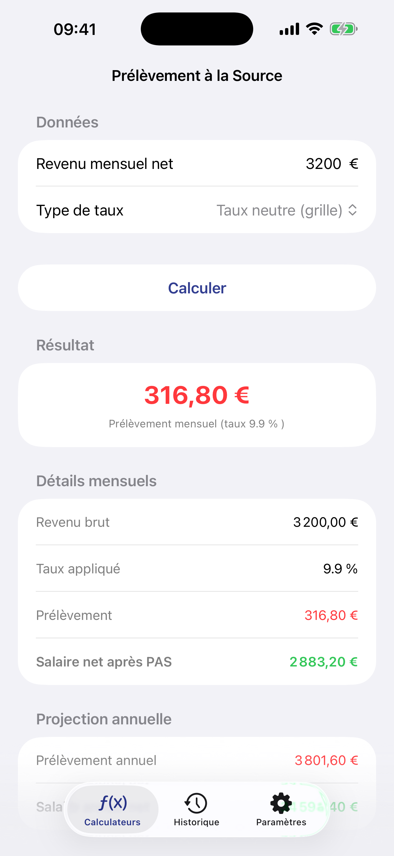 MonCalculateur Impot 2026 screenshot 3