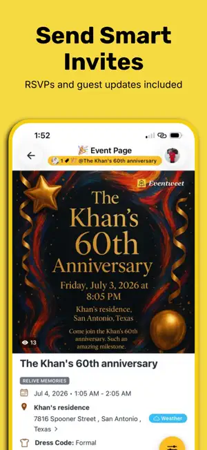 Eventweet screenshot 1