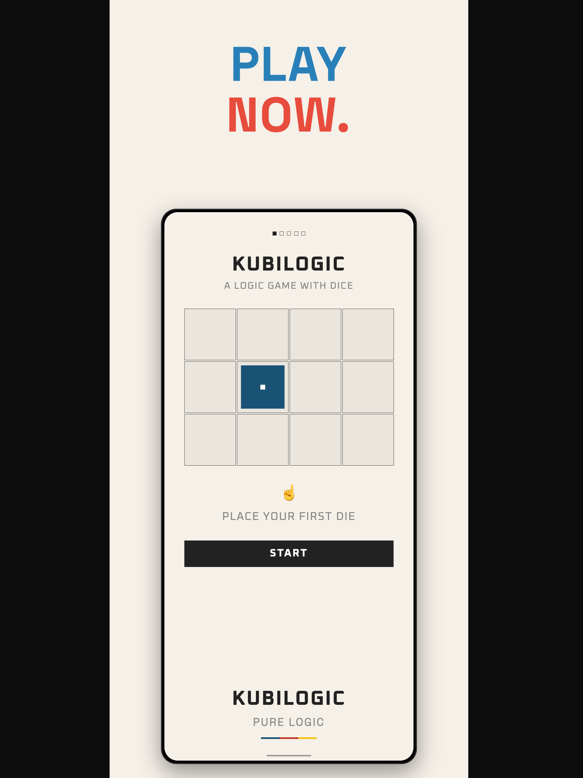 KubiLogic - Dice Logic Puzzle