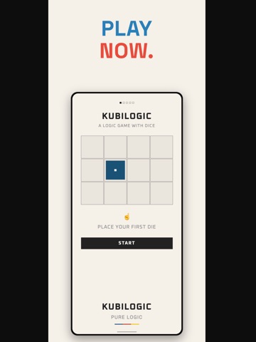 KubiLogic - Dice Logic Puzzle iPad screenshot