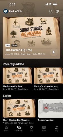 Fusion Bible Church Screenshot 2 of 3