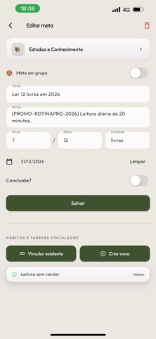 RotinaPro: Habit Tracker Screenshot 7 of 8