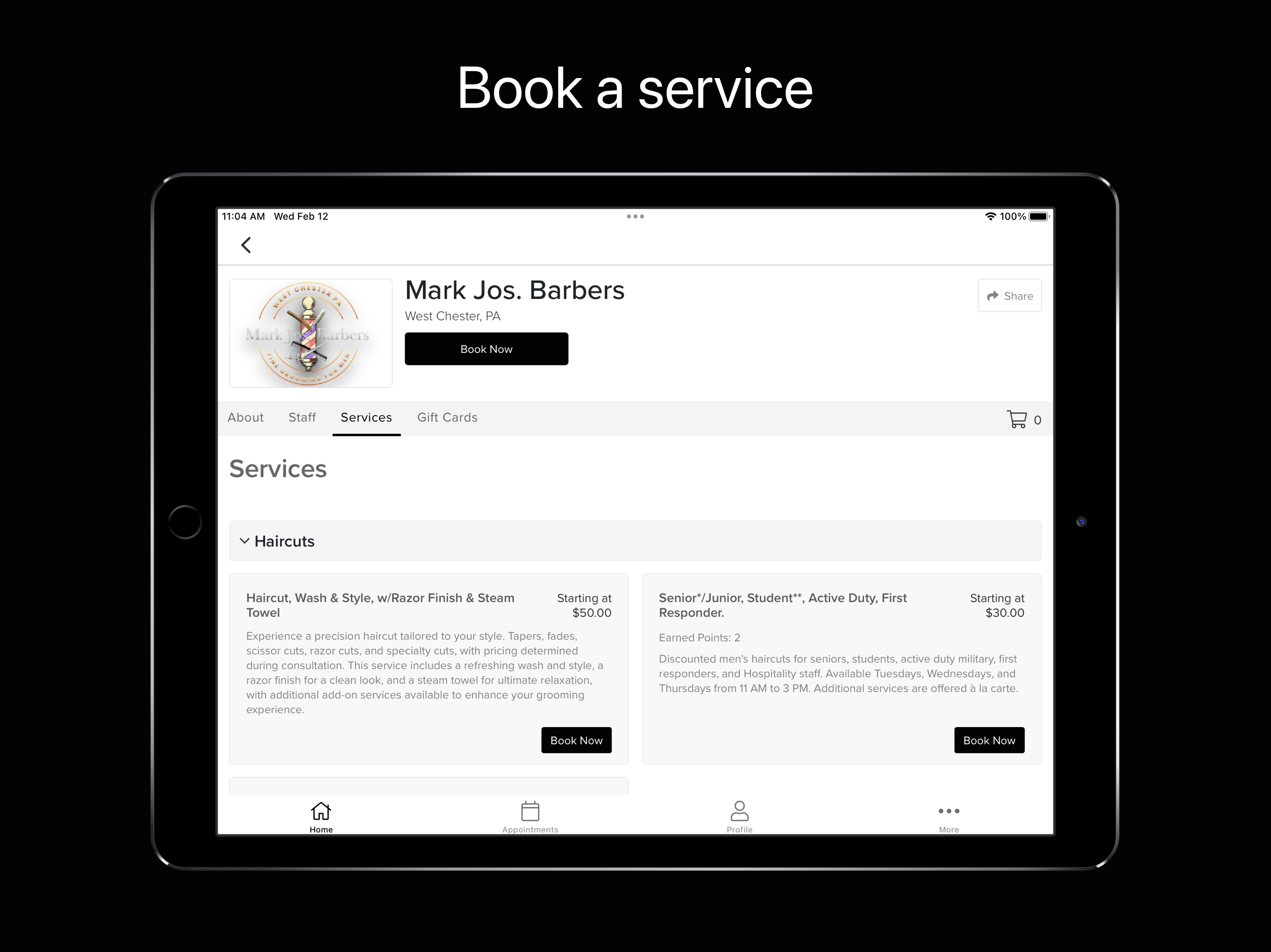Mark Jos. Barbers screenshot 8