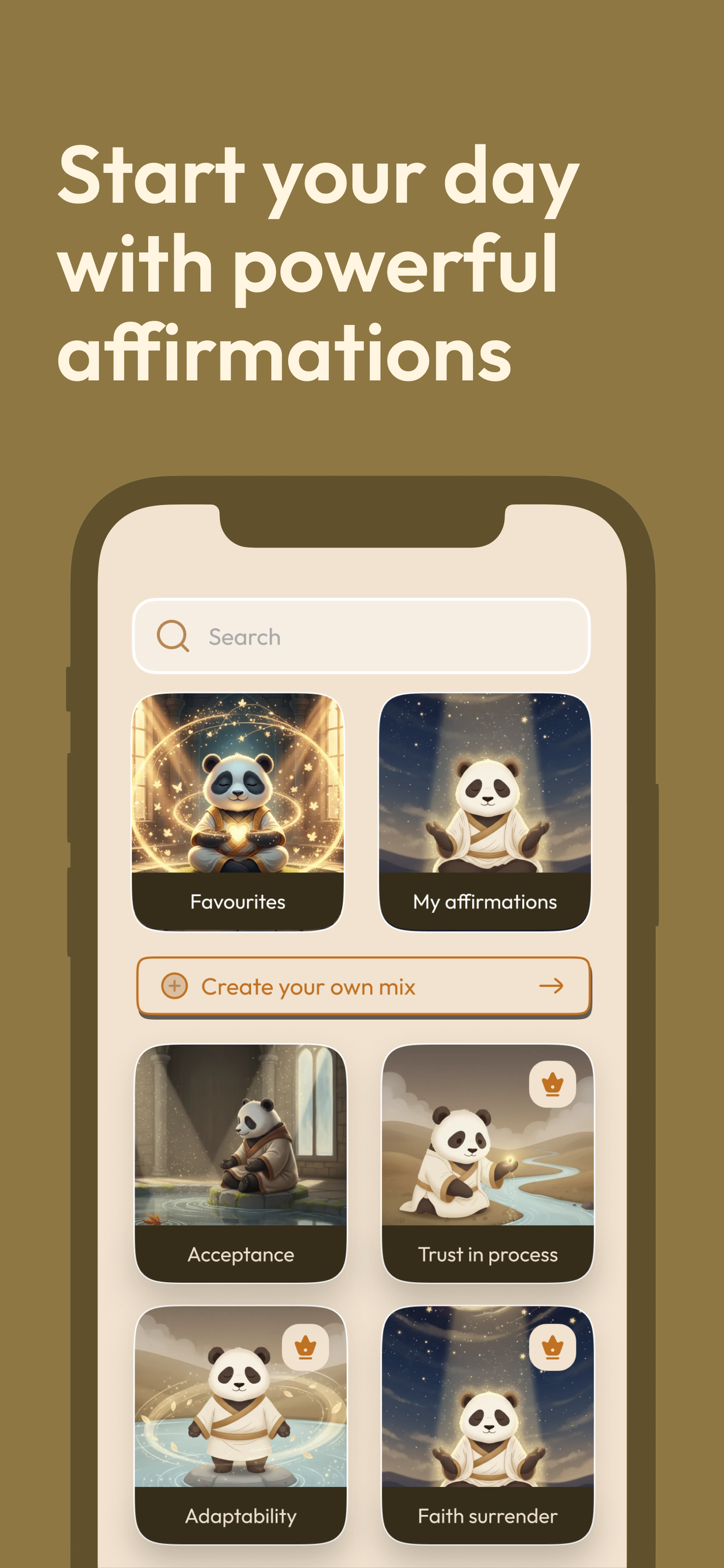 Grateful Panda: Calm Gratitude