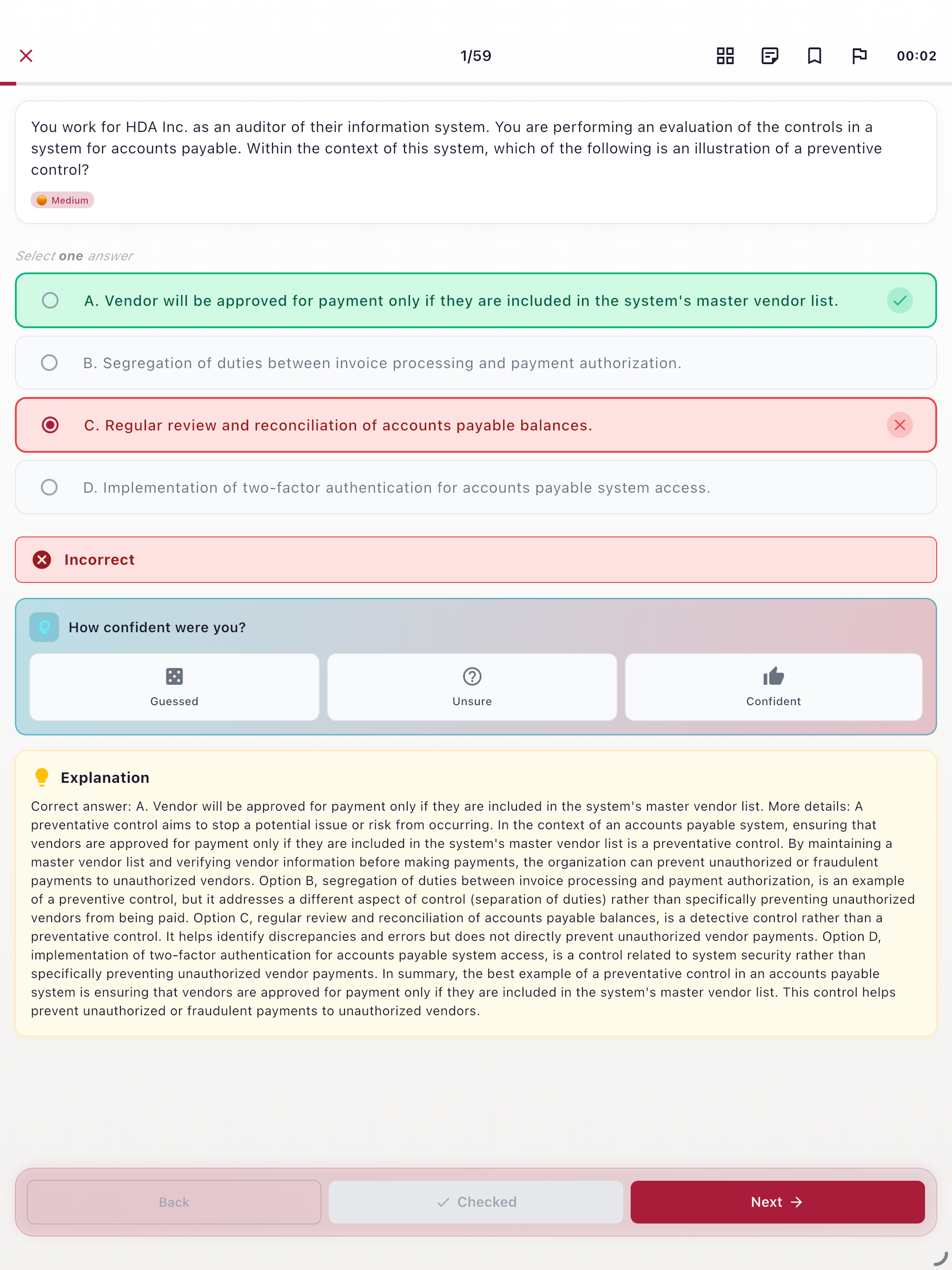 ISACA CISA Prep 26 ® ExamCert screenshot 12