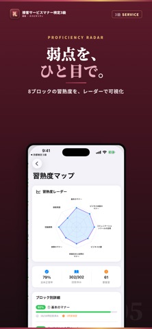 接客サービスマナー検定3級 試験対策｜問題集 のスクリーンショット