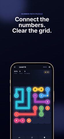 Link Grid: Number Path Puzzle screenshot 1