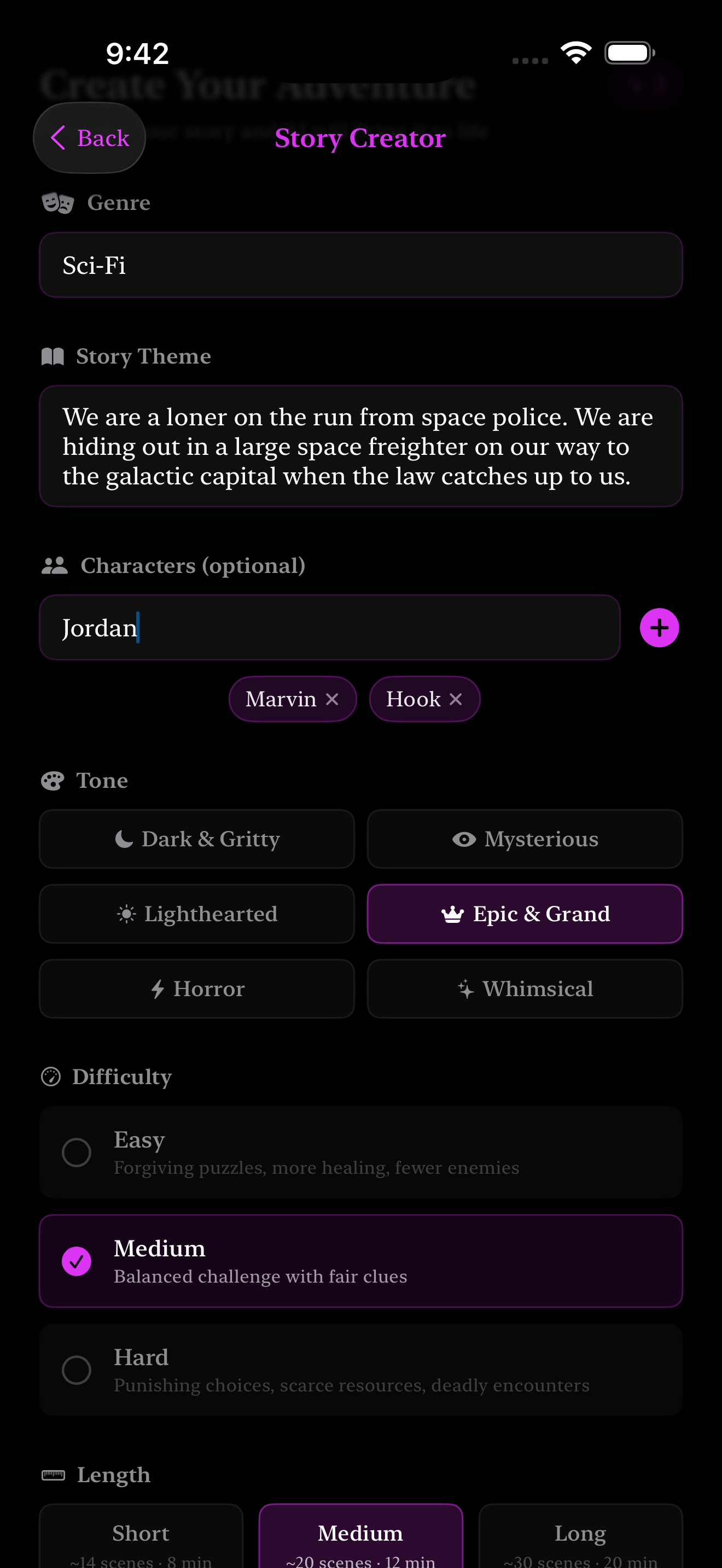 AdventureWeaver screenshot 5