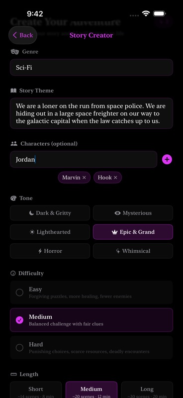 AdventureWeaver screenshot 4