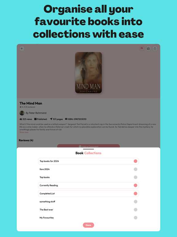 Bookworm: Social Book Tracker iPad screenshot 6 - Book app
