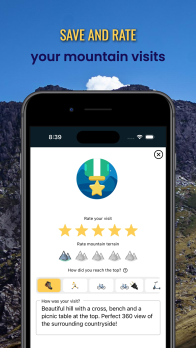 Hory.app: Mountain Explorer Screenshot