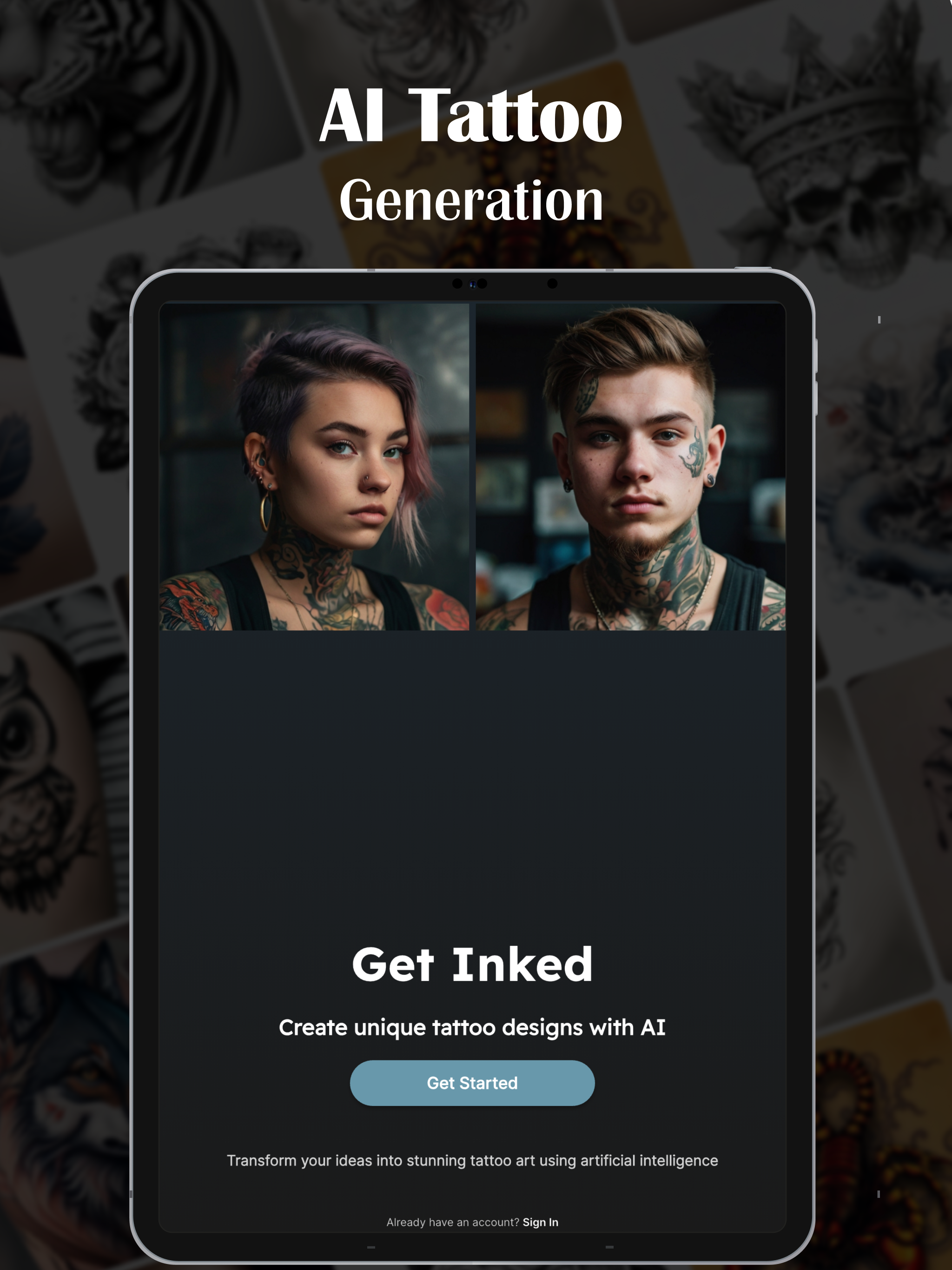 Tattoo Design App - AI Creator