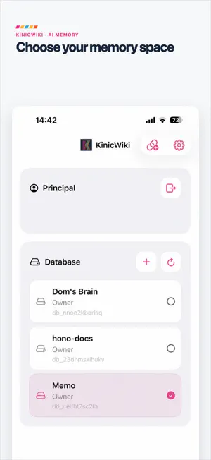 KinicWiki: AI Memory screenshot 2