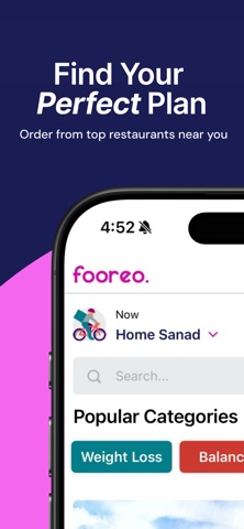 Fooreo: Meal Plans & Delivery screenshot