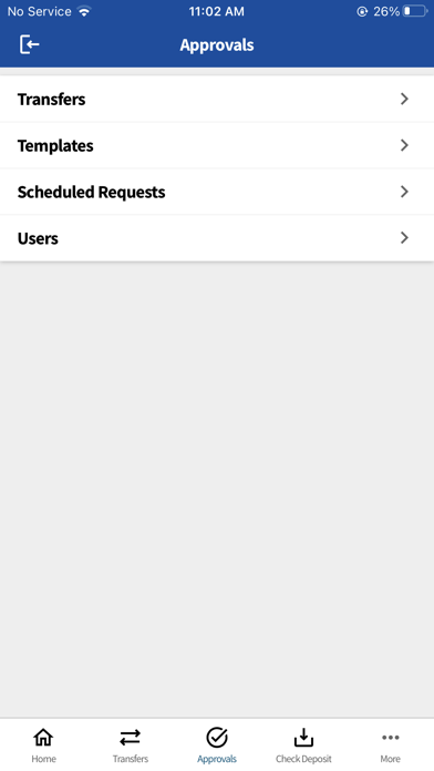 Universal Bank Business Screenshot
