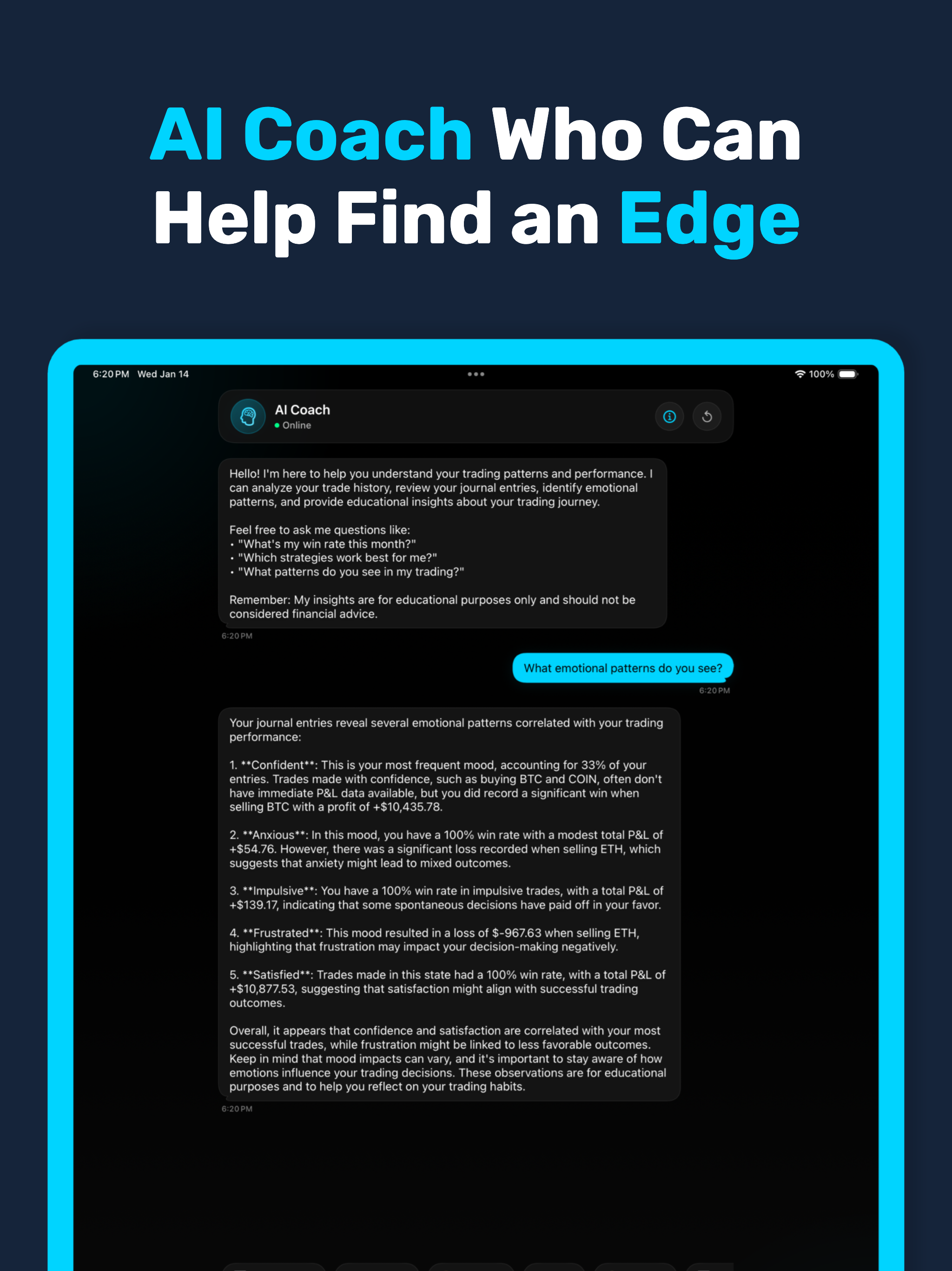 LunarLog AI - Trading Journal