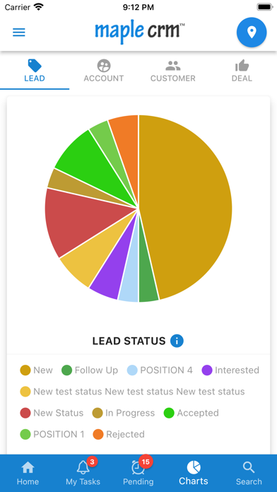 Maple CRM Screenshot