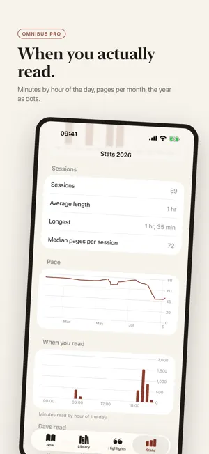 Omnibus - Book & Reading Log screenshot 4