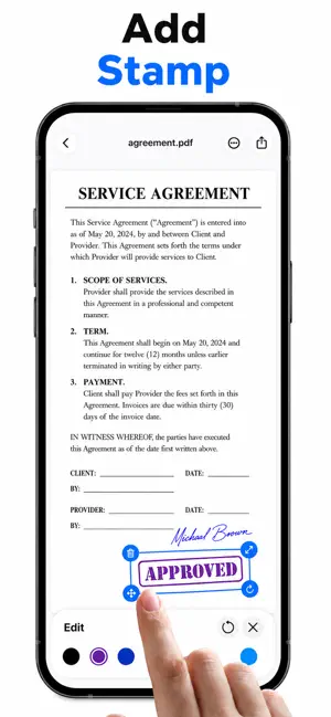 Signature PDF: Fill & Scan screenshot 3