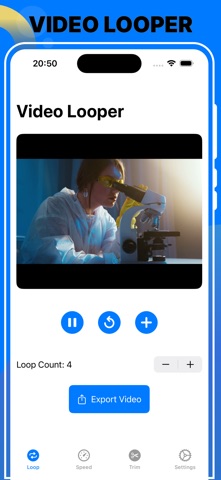 Video looper - Loop videos iPhone screenshot